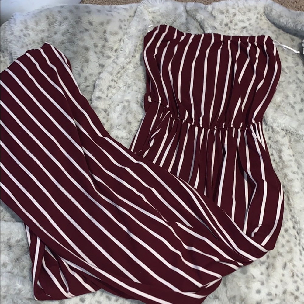 Comfy romper jumpsuit with flare legs
